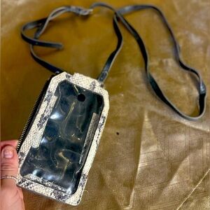 Aimee Snake skin Phone case wallet crossbody